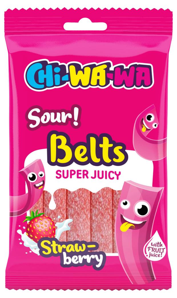 Мармелад жевательный CHI-WA-WA ремешок клубника, 80 г
