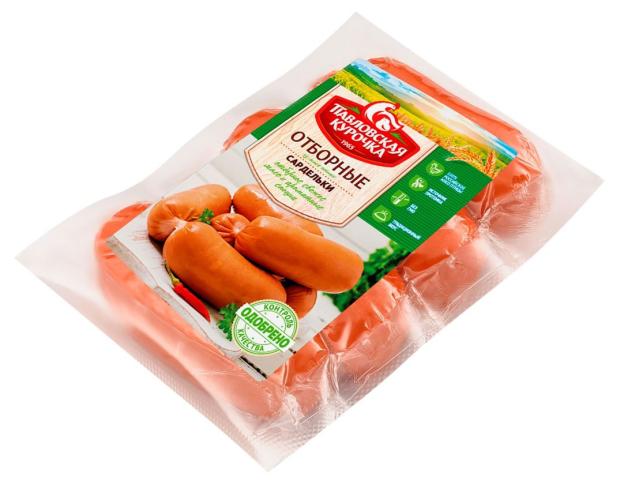 Сардельки Павловская Курочка Отборные, 400 г