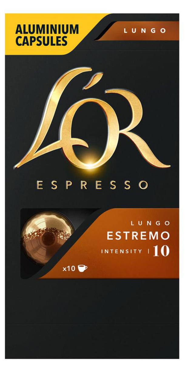 Кофе в капсулах Lor Espresso Lungo Estremo, 10 капсул