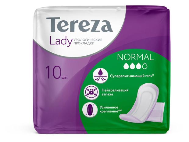 Прокладки урологические TerezaLady Normal 10 шт 233₽