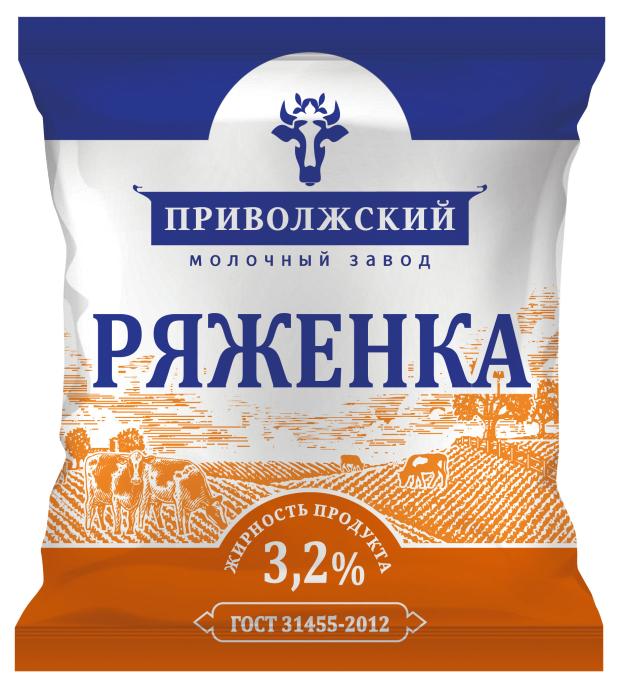Ряженка Приволжский МЗ 3,2% БЗМЖ, 450 г