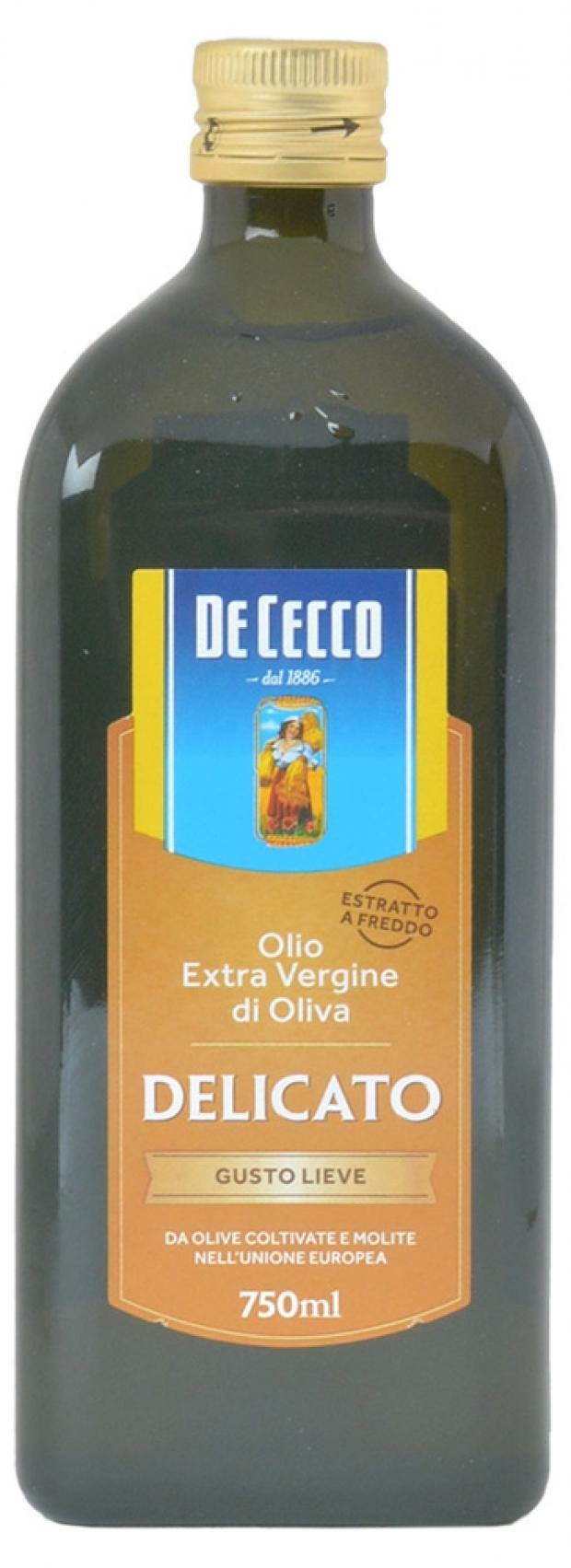 

Масло оливковое De Cecco Delicato E.V. нерафинированное, 750 мл