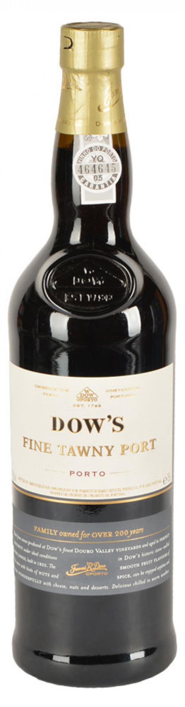 Портвейн Dow's Fine Tawny Port красный сладкий Португалия, 0,75 л