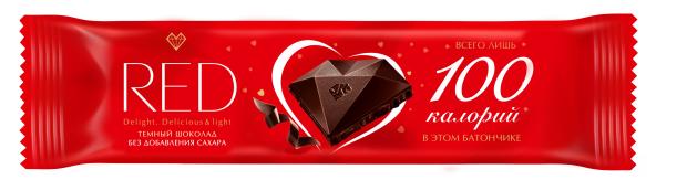 

Шоколад RED Темный классический без сахара меньше калорий, 26 г