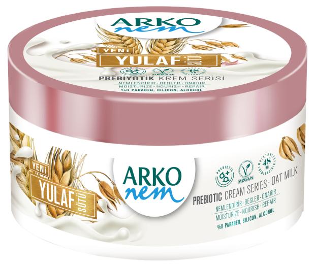 

Крем для рук и тела Arko NEM Пребиотики и овсяное молочко, 250 мл