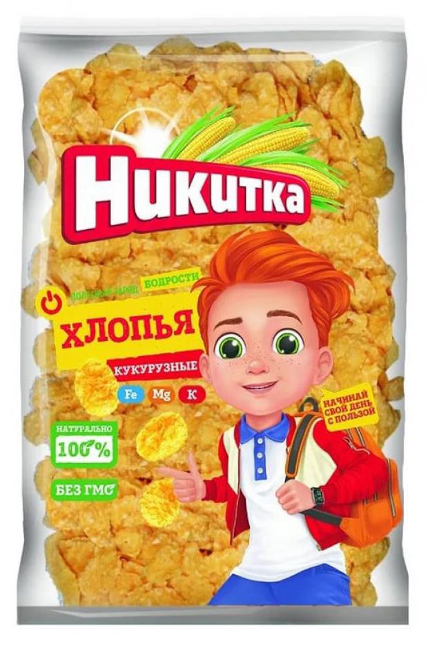Хлопья Никитка Кукурузные, 350 г