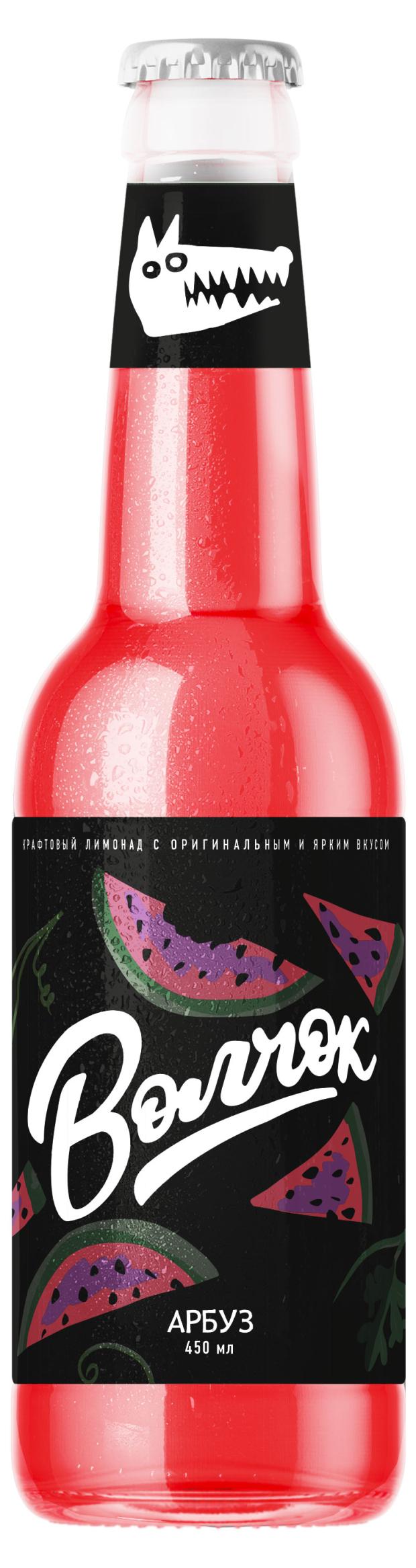 Напиток газированный Волчок Арбуз 450 мл 104₽