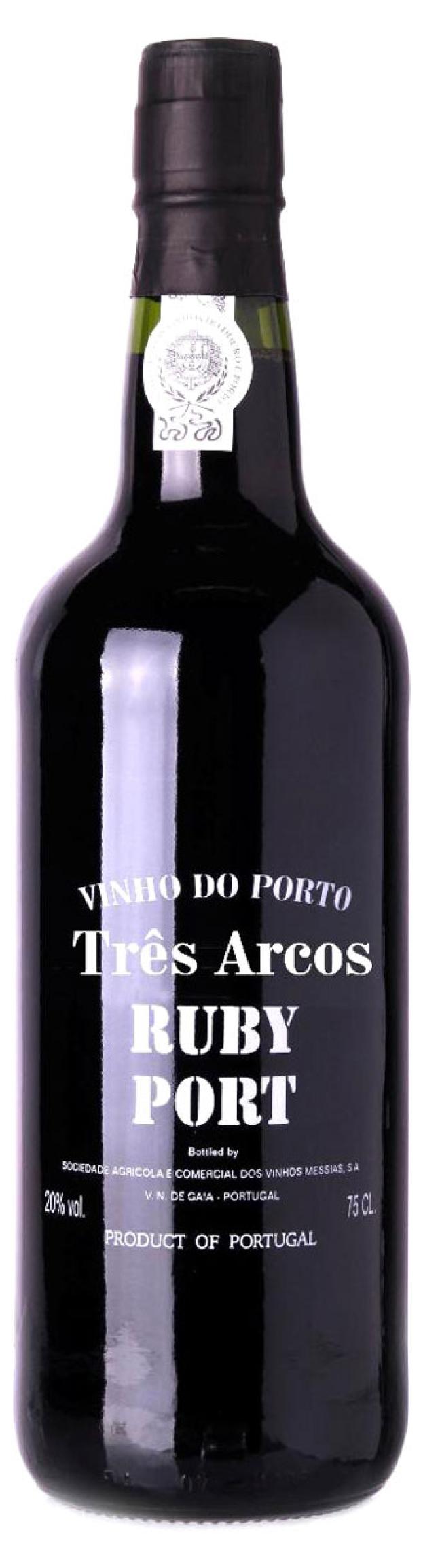 Портвейн Tres Arcos Ruby Port красный сладкий Португалия, 0,75 л портвейн массандра алушта розовый сладкий россия 0 75 л