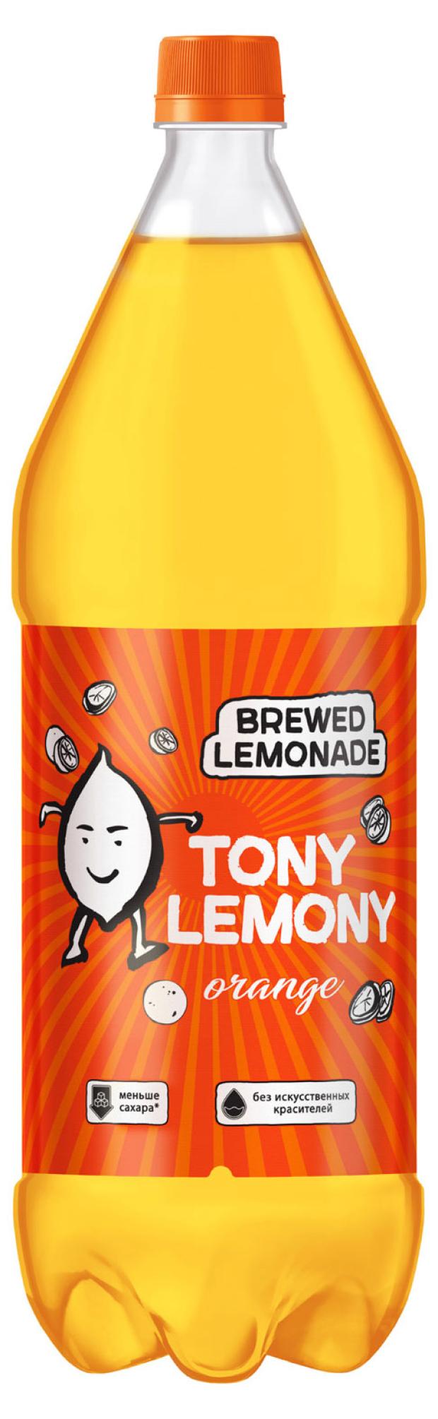 Напиток газированный Tony Lemony Orange, 1,5 л