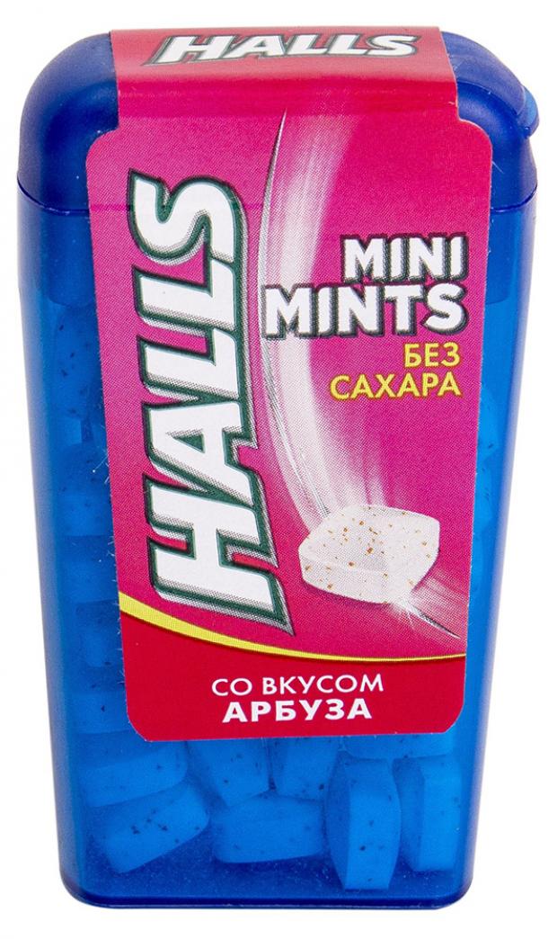 фото Конфеты halls mini mints со вкусом арбуза, 12 г