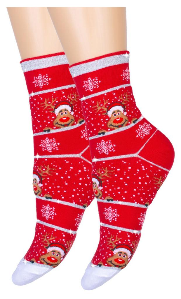 

Носки женские Красная Ветка краcные, размер 25