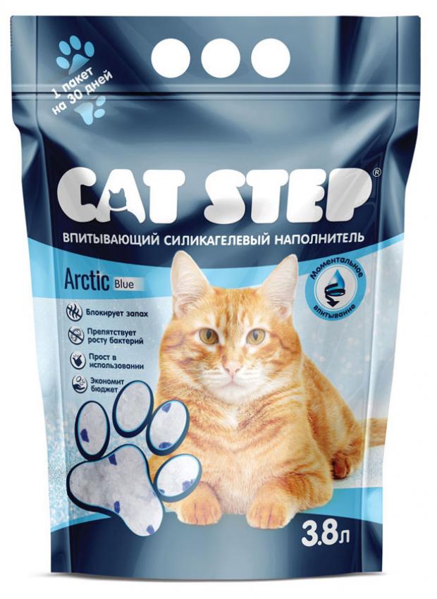 Наполнитель для кошачьего туалета Cat Step силикагелевый, 3.8 л