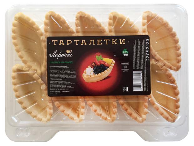 Тарталетки ЛИРОНАС лодочки, 110 г