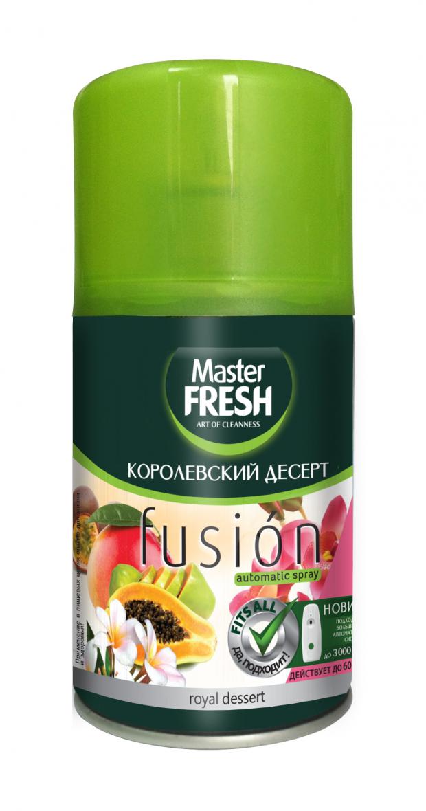 

Освежитель воздуха Master Fresh Королевский десерт сменный баллон, 250 мл