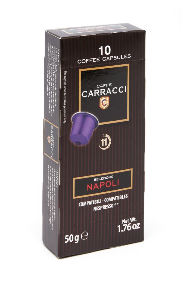 Кофе в капсулах Carracci Napoli, 50 г