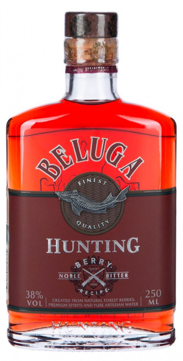 Ликер BELUGA Hunting Berry Россия, 0,25 л ликер fruto strawberry россия 0 5 л