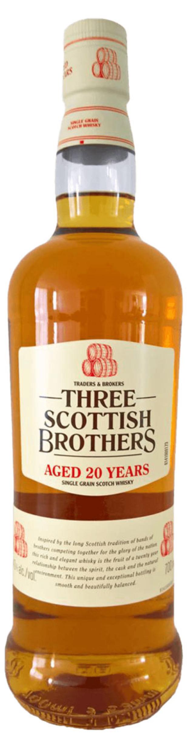 Виски Three Scottish Brothers 20 Years Шотландия, 0,7 л