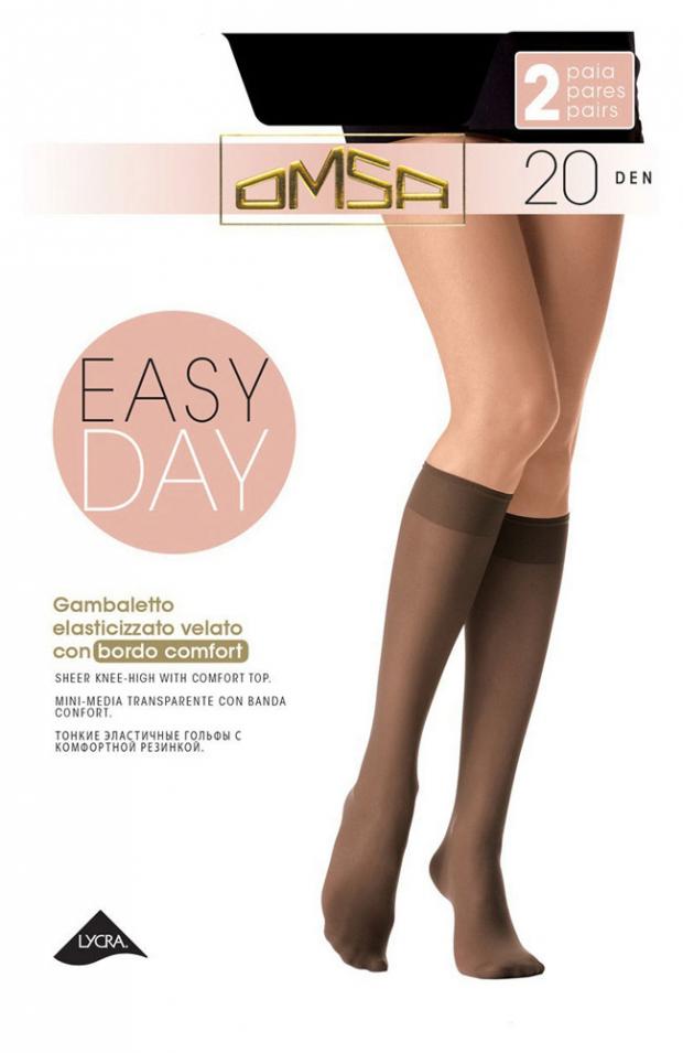 

Гольфы OMSA EASY DAY 20 nero, размер 3/4