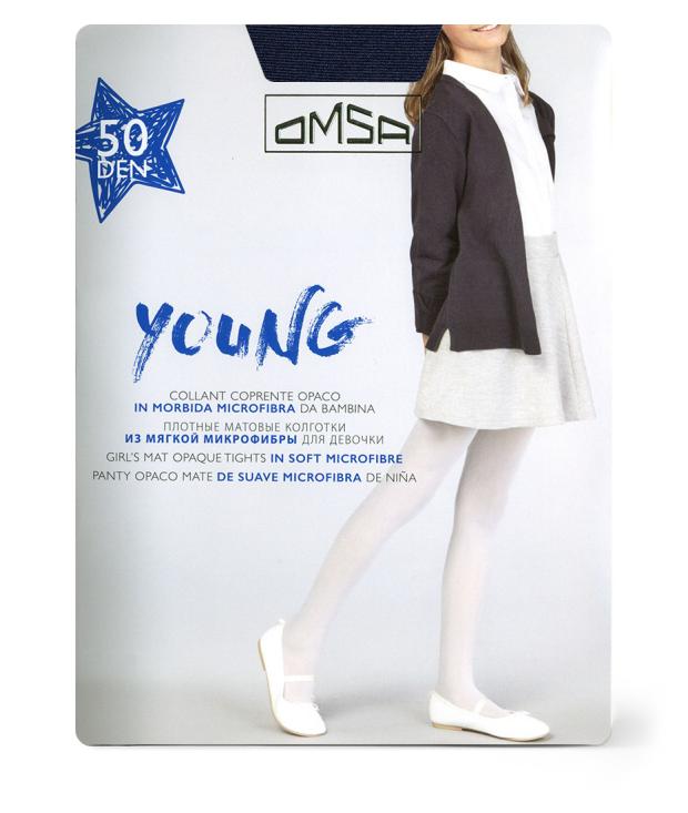 

Колготки детские Omsa Kids Young 50 blu notte, 9-12 лет