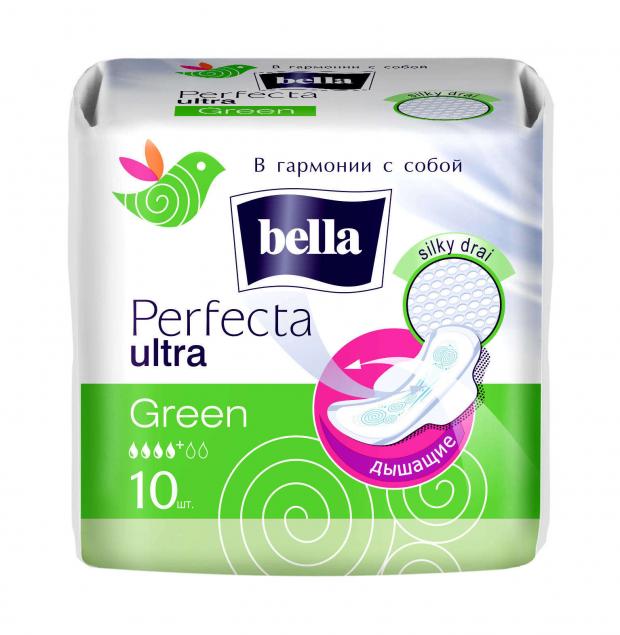 Прокладки гигиенические Bella Perfecta Ultra Green, 10 шт