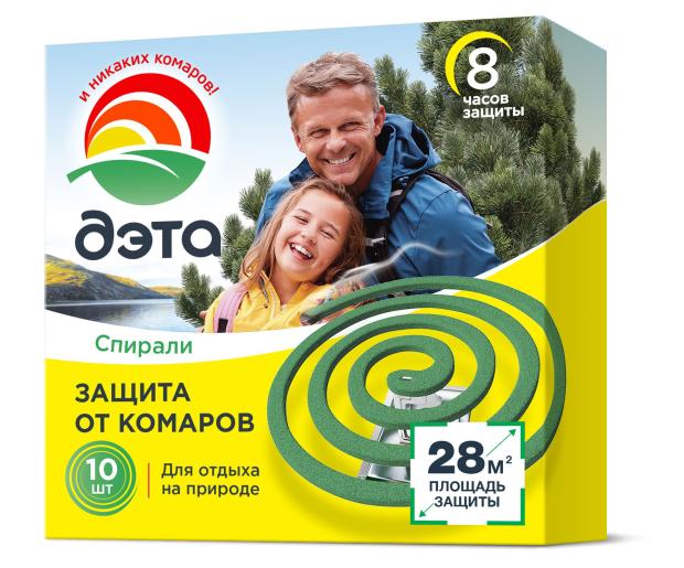 

Спирали от комаров Дэта, 10 шт