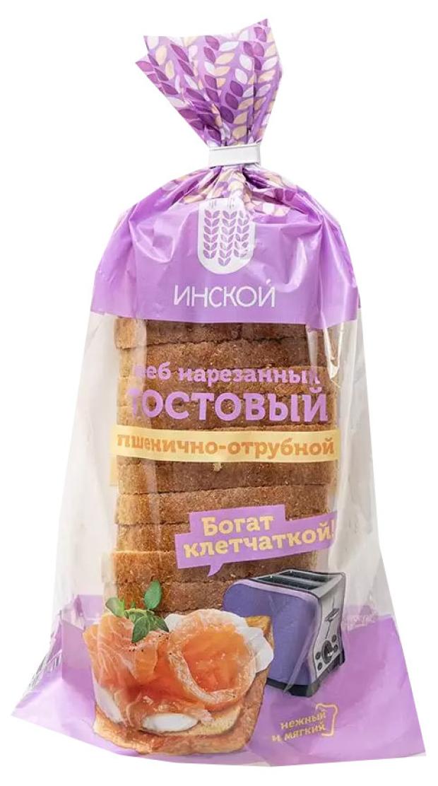 Хлеб Инской тостовый отрубной, 400 г