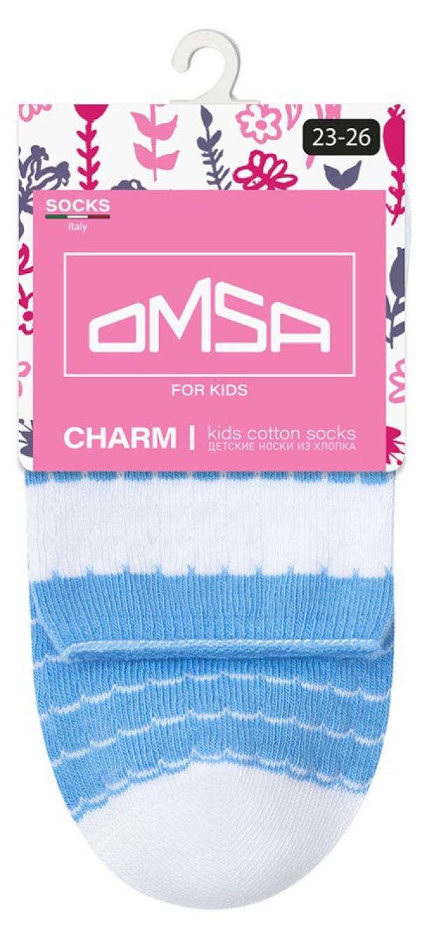 

Носки детские Omsa Kids волны Blu Chiaro, размер 27-30