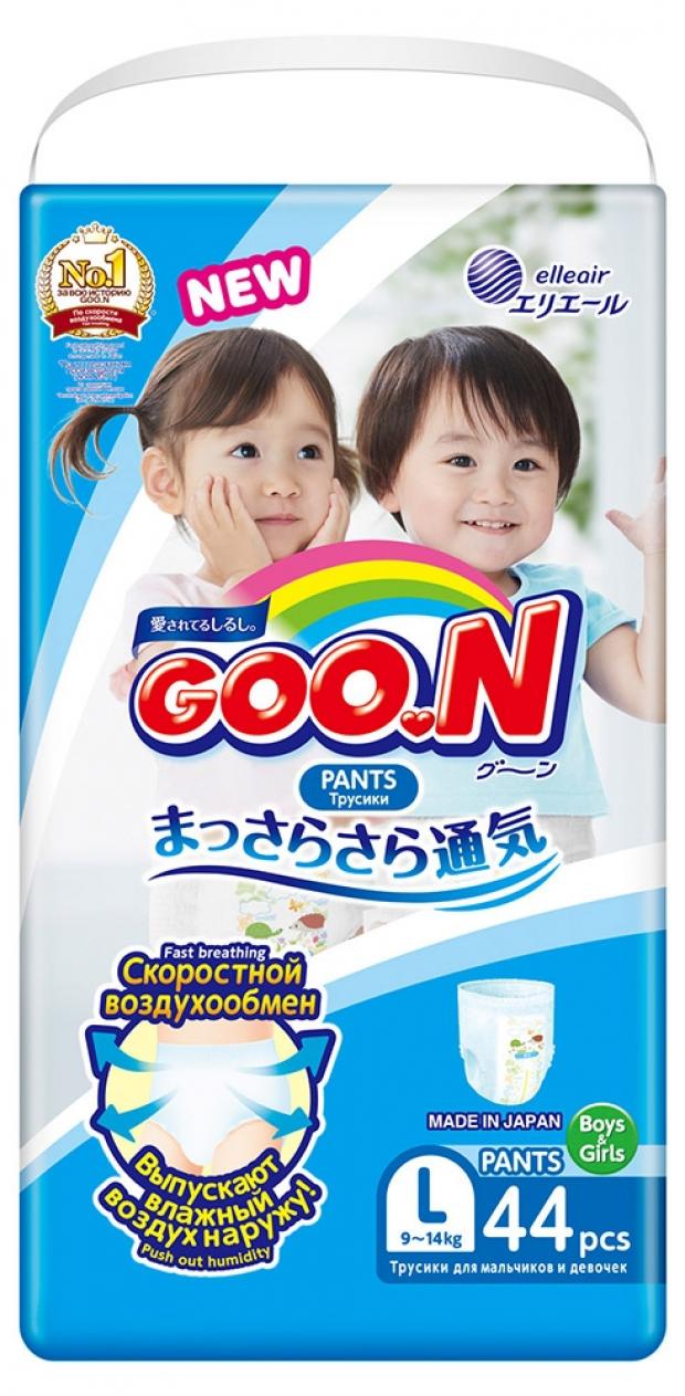 

Подгузники-трусики GOO.N L 9-14 кг, 44 шт