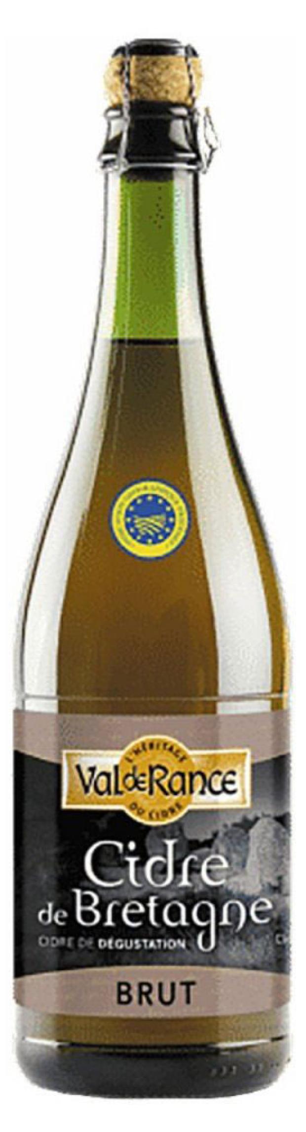 Сидр Val de Rance Cidre de Bretagne Brut полусухой Франция, 0,75 л