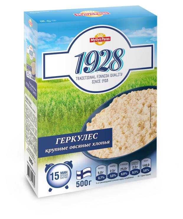 Геркулес Myllyn Paras 1928 крупные овсяные хлопья, 500 г
