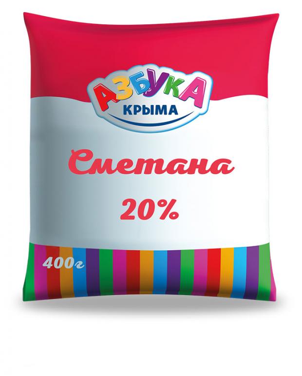 Сметана Азбука Крыма 20%, 400 г