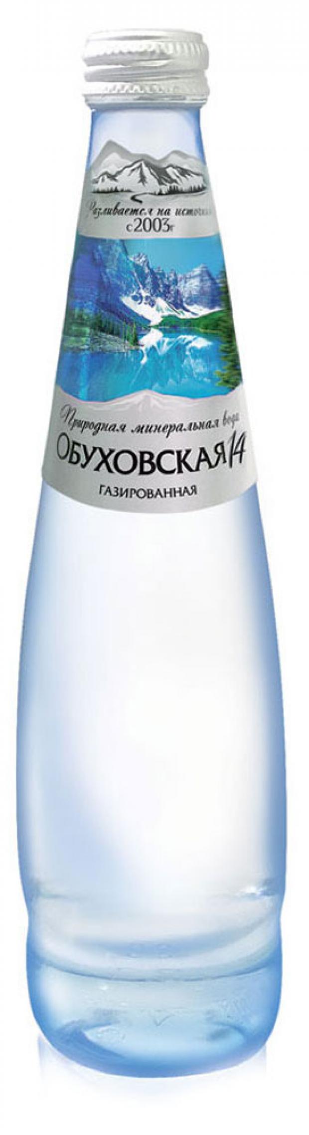 Вода минеральная Обуховская 14 природная газированная, 500 мл