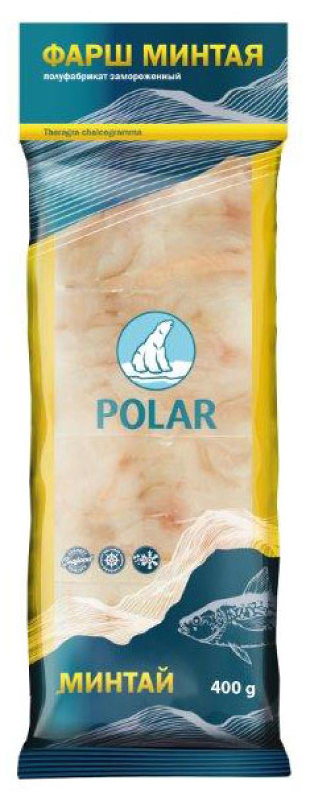 Фарш минтая POLAR порционный замороженный, 400 г