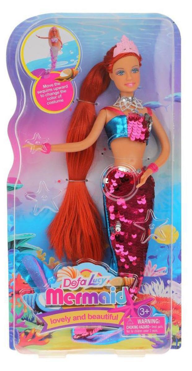 

Набор игровой Наша Игрушка Кукла-русалка Defa Lucy с аксессуарами