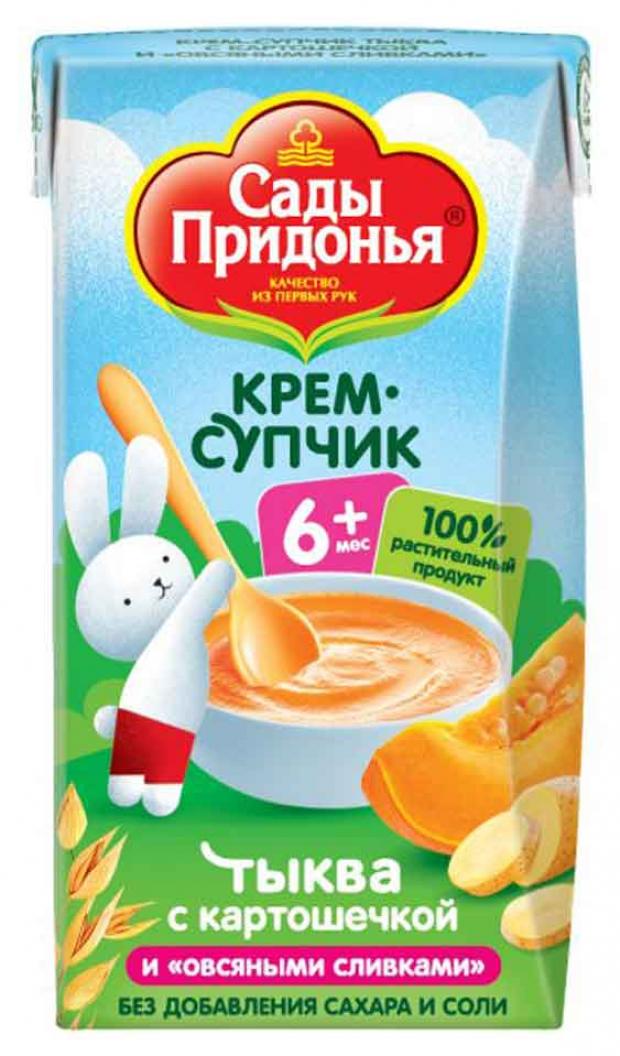 

Пюре «Сады Придонья» из тыквы и картофеля с овсяными сливками с 6 мес., 125 г