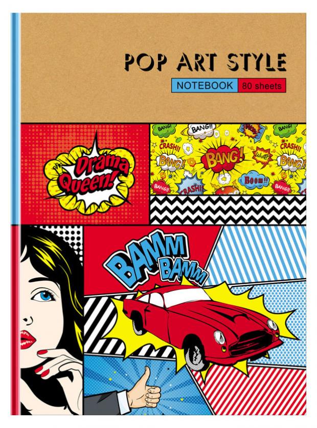 Бизнес-блокнот BG Pop Art А4, 80 л