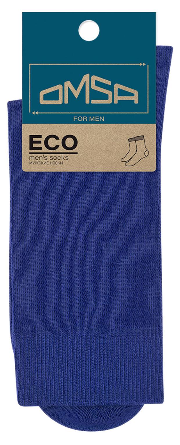 Носки мужские Omsa Eco 401 Colors Ultramarino, размер 42-44