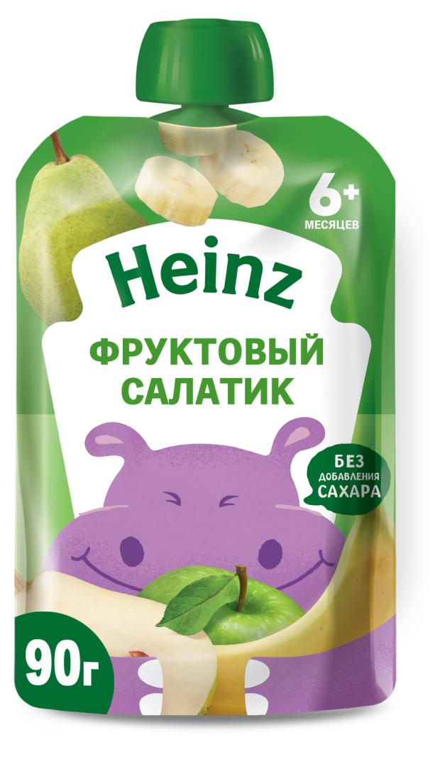 

Пюре Heinz Фруктовый салатик с 6 мес., 90 г