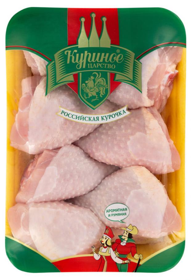 Голень цыпленка-бройлера Куриное Царство с кожей охлажденное (0,8 - 1,1 кг), 1 упаковка ~ 0,9 кг