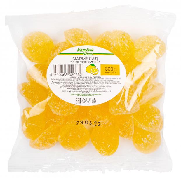 Мармелад Каждый день со вкусом лимона, 300 г