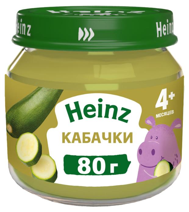 Пюре Heinz Кабачки с 4 мес., 80 г пюре heinz цветная капуста с 4 мес 80 г