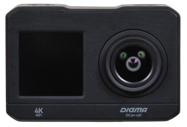 Экшн-камера DIGMA DiCam 420 4K goxtreme эндуро черная экшн камера 4k no brand