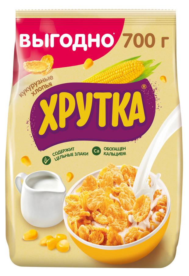 Готовый завтрак ХРУТКА Хлопья кукурузные хрустящие обогащенные кальцием 700 г 224₽
