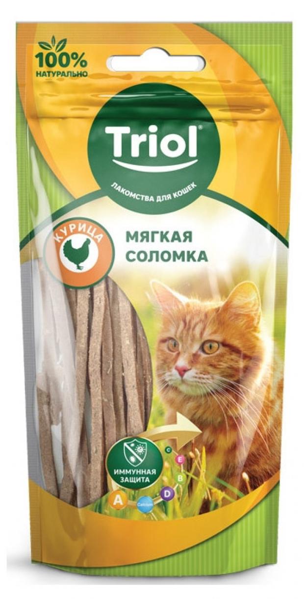 

Лакомство для кошек Triol мягкая соломка из курицы, 40 г