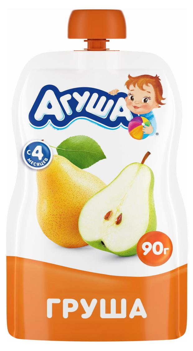 Пюре Агуша груша с 4 мес., 90 г