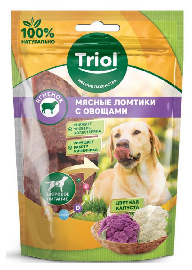 

Лакомство для собак Triol мясные ломтики ягненок с цветной капустой, 70 г