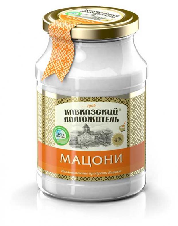 Мацони Кавказский долгожитель 4% БЗМЖ, 900 г