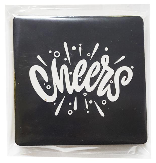 

Подставка под стакан Cheers, 9 см, 4 шт