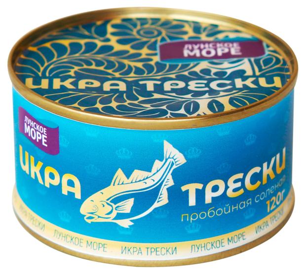Икра трески Лунское море 120 г 79₽
