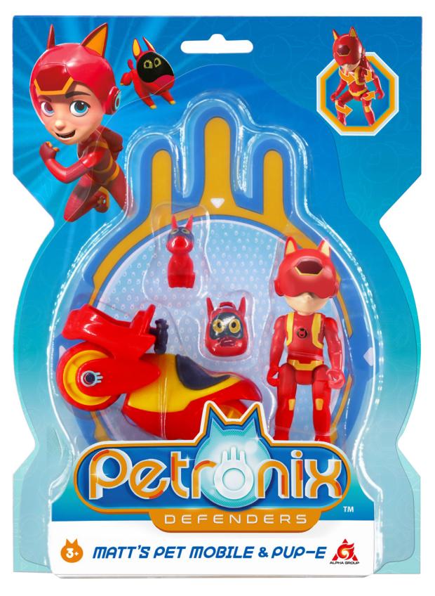 Игровой набор Petronix пэтмобиль и фигурка героя